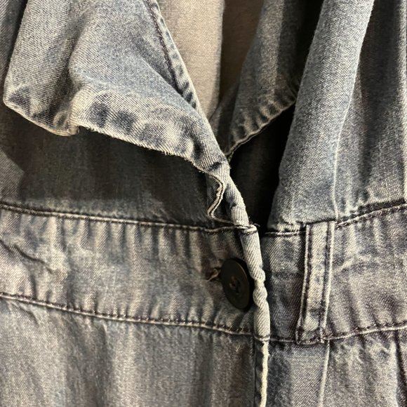 Denim Wrap Dress - Picture 6 of 7